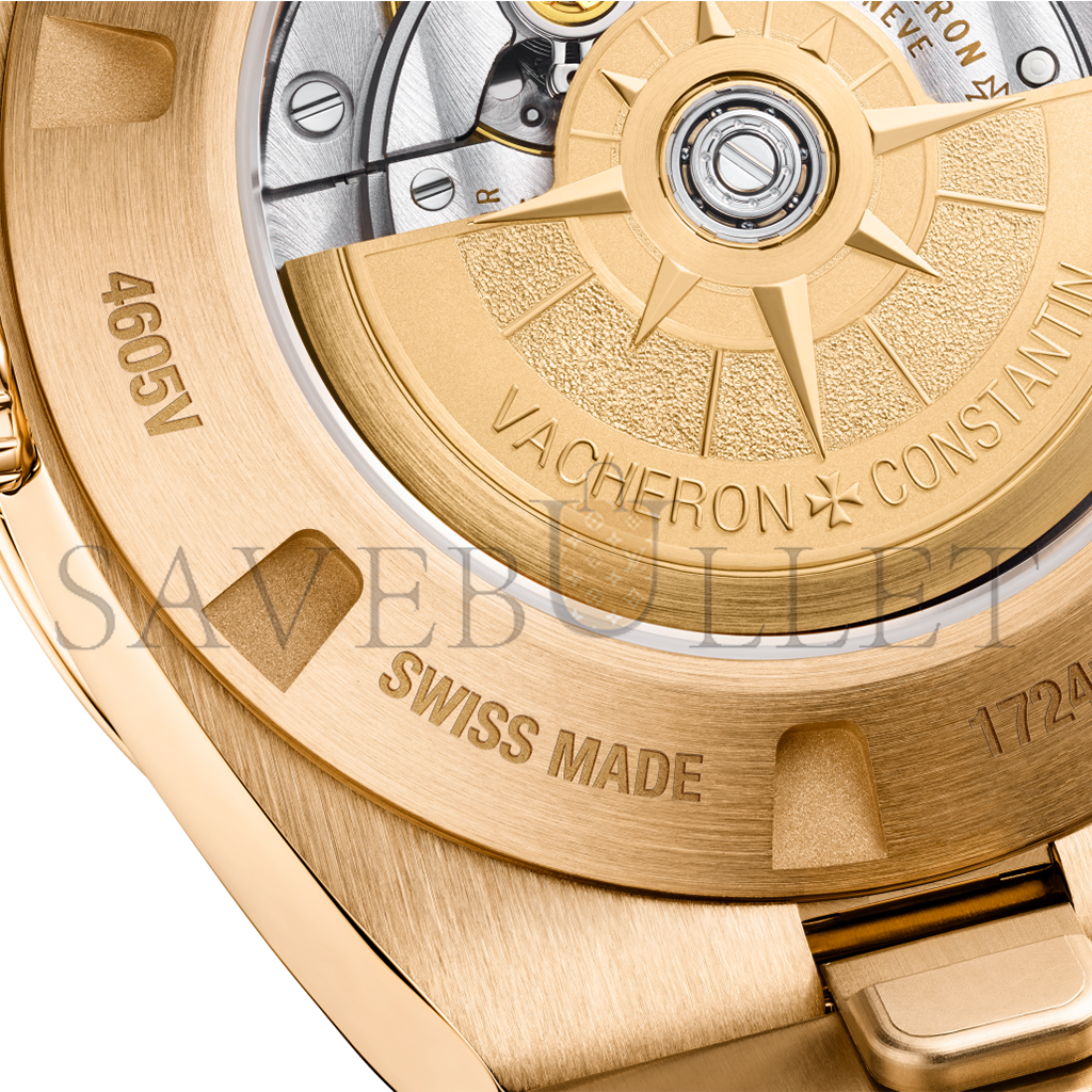 VACHERON CONSTANTIN OVERSEAS SELF-WINDING 35 MM PINK GOLD WATCH 4605V/200R-B978 VACHERON CONSTANTIN OVERSEAS SELF-WINDING 35 MM PINK GOLD WATCH 4605V/200R-B978
